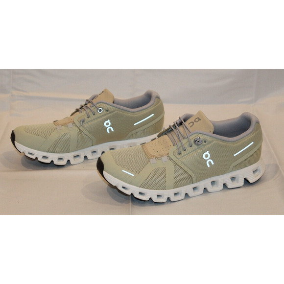 NIB ON CLOUD WOMEN'S CLOUD 5 RUNNING SHOES SNEAKERS HAZE SAND SZ 10 NEW - Picture 4 of 7